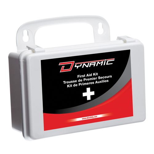 Trousse de premiers soins des brûlures pour soudeurs Dynamic, Dispositif m&eacute;dical Classe 1, Boîte en plastique WestPier