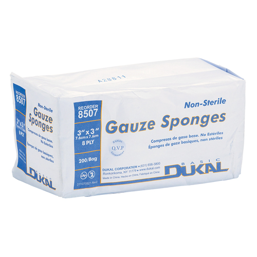 Dynamic Gauze Sponge, Pad, 3" L x 3" W, Medical Device Class 1 WestPier
