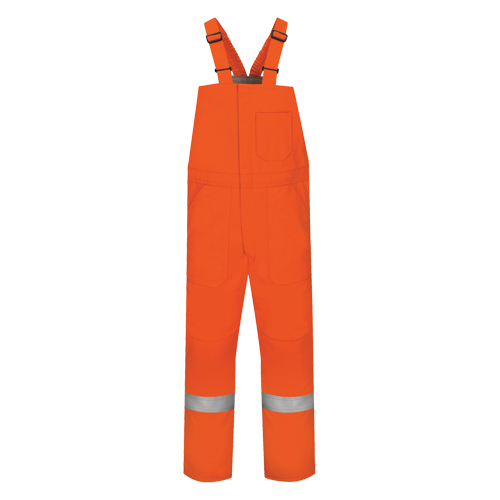 Excel FR&reg; Comfortouch&reg; Deluxe Bib Overalls, Small, Orange WestPier