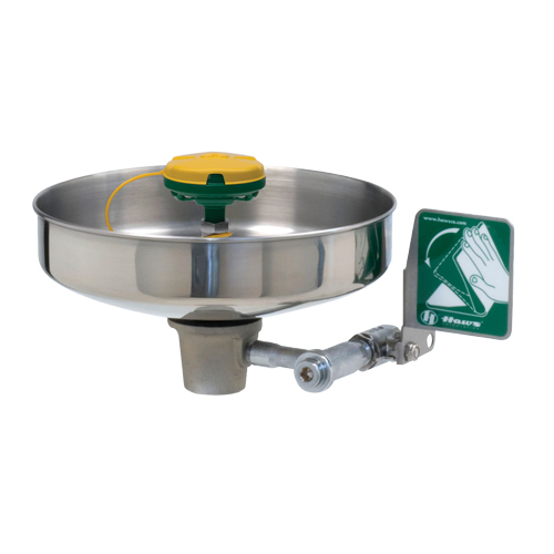 Poste de douche oculaire/faciale, Bol Acier inoxydable WestPier