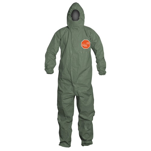 Tychem&reg; 2000 SFR Protective Coveralls, Small, Green WestPier