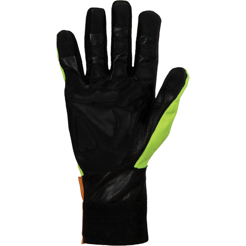 Endura&reg; Hi-Viz Chainsaw Gloves, Size Large/9, Goatskin Palm WestPier