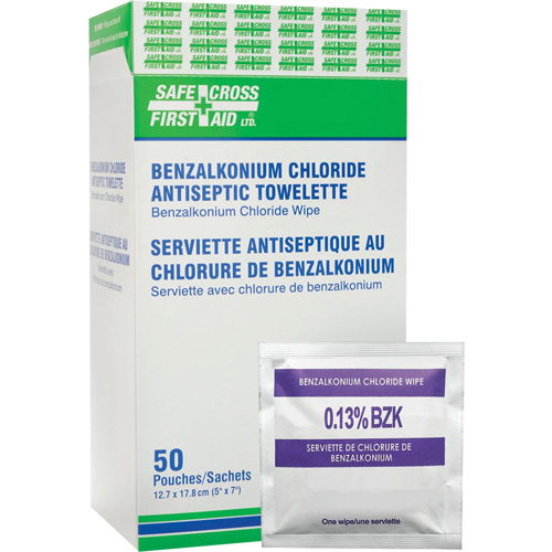 Benzalkonium Chloride Wipes, Towelette, Antiseptic WestPier