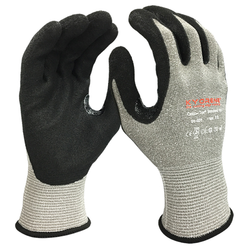 Cut-Resistant Gloves, Size Large/9, 13 Gauge, Foam Nitrile Coated, Kyorene&reg; Shell, ANSI/ISEA 105 Level 3/EN 388 Level C WestPier