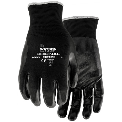Stealth Original Coated Gloves, 7/Small, Nitrile Coating, 13 Gauge, Nylon Shell WestPier