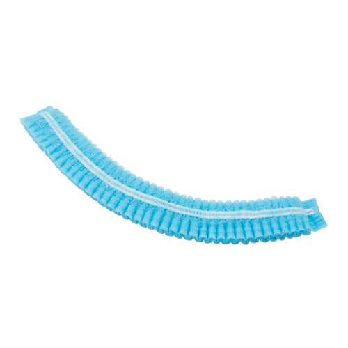Bonnet bouffant pliss&eacute;, Polypropyl&egrave;ne, 24", Bleu WestPier