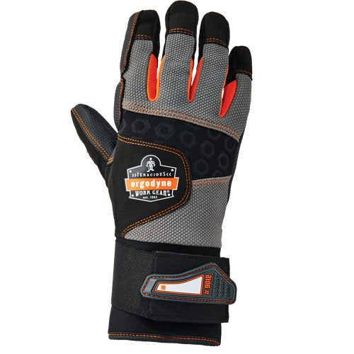 Proflex&reg; 9012 Anti-Vibration Gloves with Wrist Support, Size Small, Synthetic Palm WestPier
