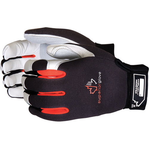 Gants de m&eacute;canicien ClutchGear, Paume Cuir fleur/Cuir refendu, Taille Petit WestPier