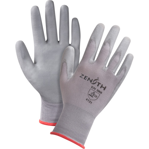 Gants en nylon enduits de polyur&eacute;thane sans DMF, 11/2T-Grand, R&ecirc;vetement Polyur&eacute;thane, Calibre 15, Enveloppe en Nylon WestPier