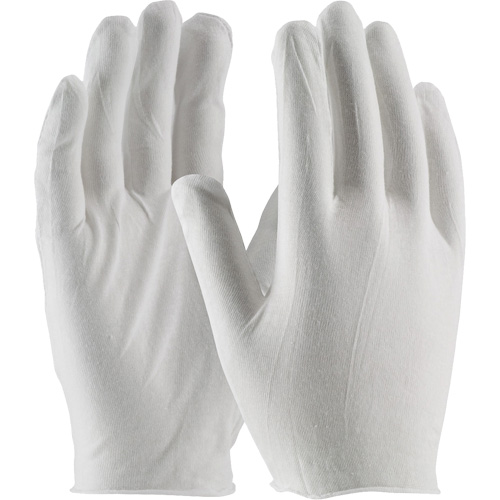Inspection Gloves, Cotton, Unhemmed Cuff, One Size WestPier