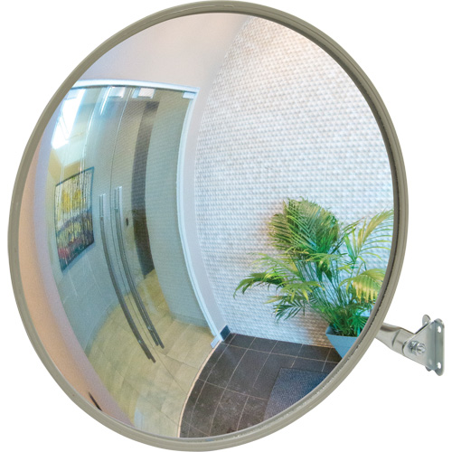 Convex Mirror with Telescopic Arm, Indoor/Outdoor, 12" Diameter WestPier
