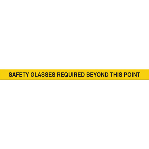 Tough-Mark Heavy-Duty Floor Marking, Rectangle, 48" L x 4" W, Yellow, Polyethylene WestPier