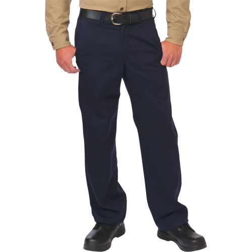 Pantalon de travail de protection contre l'arc &eacute;lectrique, 28, x 28, Bleu marin, 12,4 cal/cm2 WestPier