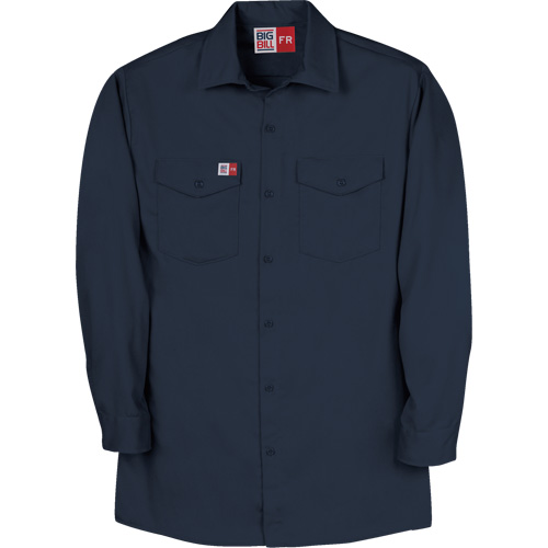 Arc Flash Work Shirt, Medium (Tall), Navy Blue WestPier