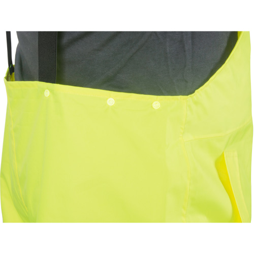 RZ1000 Rain Bib Pants, Polyester, Small, High Visibility Lime-Yellow WestPier