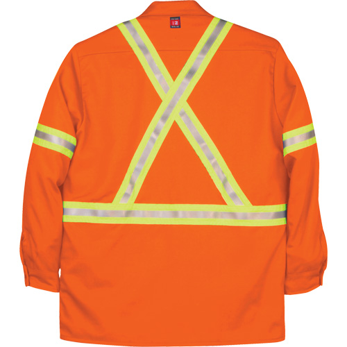 Westex UltraSoft&reg; Industrial Work Shirt, Medium (Tall), Orange WestPier