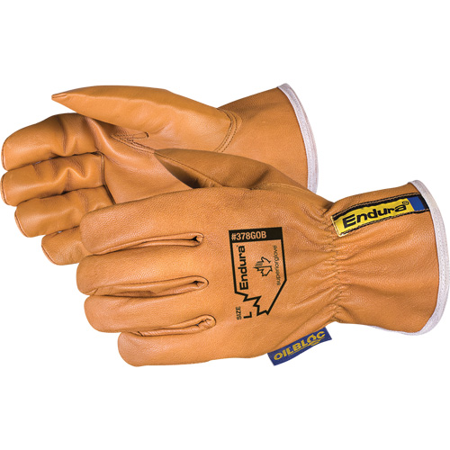 Gants de conducteur Oilbloc Endura, T-Grand, Paume en Cuir fleur de ch&egrave;vre WestPier