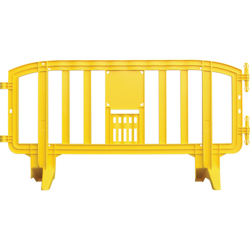 Movit Barricade, Interlocking, 78" L x 39" H, Yellow WestPier