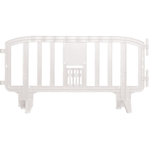 Movit Barricade, Interlocking, 78" L x 39" H, White WestPier