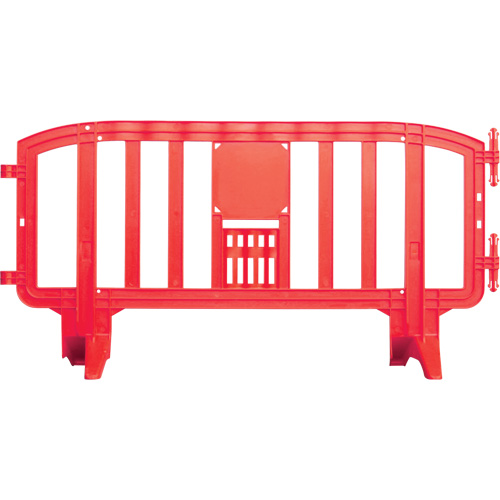 Movit Barricade, Interlocking, 78" L x 39" H, Red WestPier