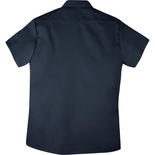 Chemise de travail &agrave; manches courtes en tissu crois&eacute;, Hommes, 4T-Grand, Bleu marine WestPier