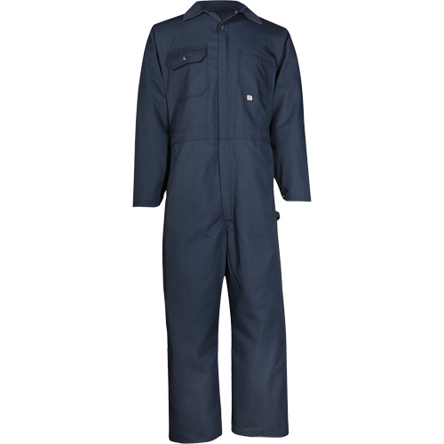 Twill Workwear Deluxe Coveralls, Men's, Navy Blue, Size 36 WestPier