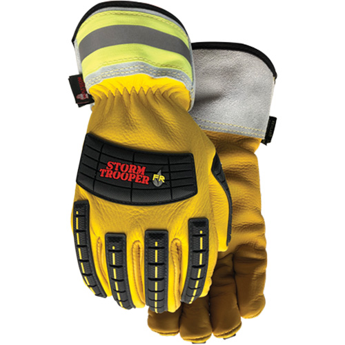 Gants 5782CR Storm Trooper, Petit, Paume en Cuir de vache, Poignet &eacute;lastique WestPier