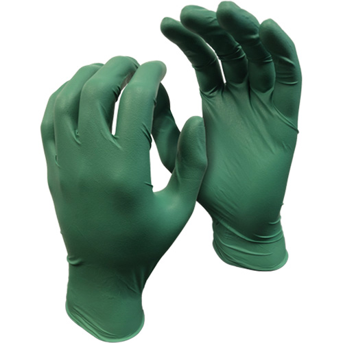 5559PF Green Monkey Gloves, Small, Nitrile, 4-mil, Powder-Free, Green WestPier