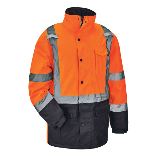GloWear&reg; 8384 Type R Thermal Parka, High Visibility Orange, Large WestPier