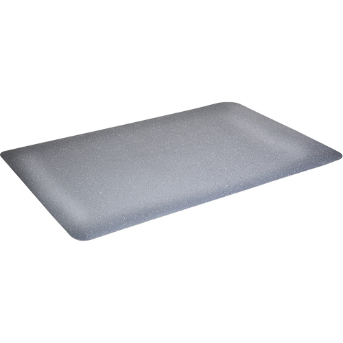 Tapis antimicrobiens WD Foodmaster, Lisse, 3' x 4' x 9/16", Gris, Nitrile/Caoutchouc WestPier