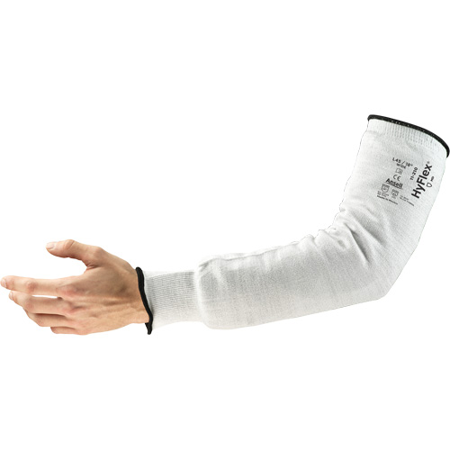 HyFlex&reg; 11-210 Series Narrow Cut Resistant Sleeve, Intercept, 18", ASTM ANSI Level A2/EN 388 Level 2, Grey WestPier