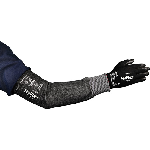 Manchon &eacute;troit r&eacute;sistant aux coupures HyFlex s&eacute;rie 11-280, Intercept, 12", ASTM ANSI niveau A4, Gris WestPier