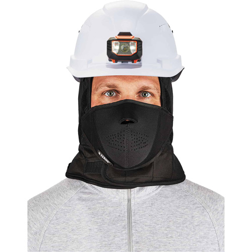 Doublure de casque de s&eacute;curit&eacute; d'hiver trois couches N-Ferno avec cache-bouche, Doublure en Molleton, Taille unique, Noir WestPier