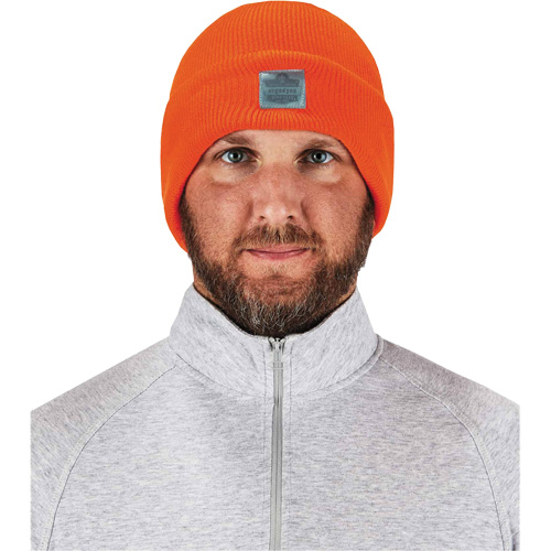 Bonnet en tricot c&ocirc;tel&eacute; N-Ferno, Taille unique, Orange WestPier