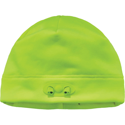 N-Ferno&reg; Skull Cap Beanie Hat with LED Lights, One Size, High-Visibility Lime Green WestPier