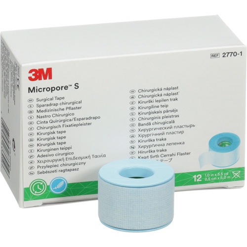 Micropore S Surgical Tape, Non-Medical, 16-1/2' L x 1" W WestPier