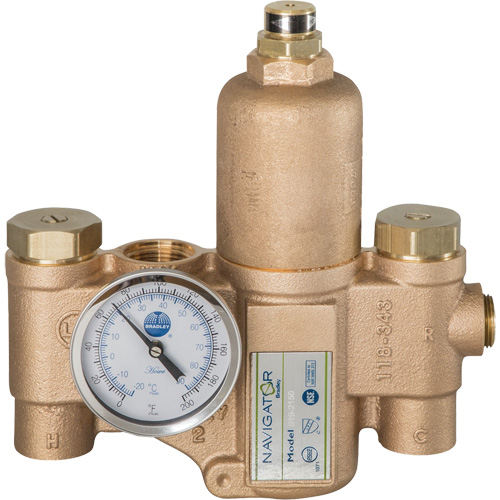 Robinet mitigeur thermostatique pour luminaires durgence Navigator EFX20, 30 gal./min WestPier