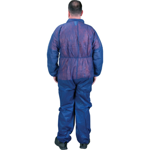Coveralls, Medium, Blue, Polypropylene WestPier