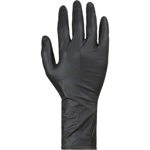 Gants jetables KeepKleen, T-Grand, Nitrile, 8 mils, Sans poudre, Noir WestPier