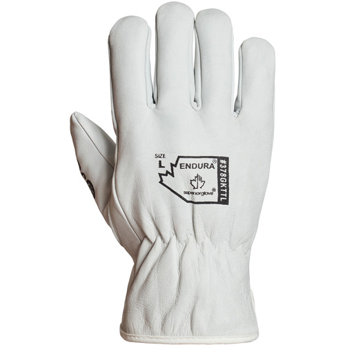 Gants de conducteur doubl&eacute;s pour l'hiver Endura, T-Grand, Paume en Cuir fleur de ch&egrave;vre, Thinsulate WestPier