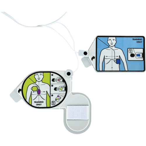 Trainer CPR Uni-Padz&reg; Electrode Replacement Adhesive Gels, Zoll AED 3 For, Non-Medical WestPier