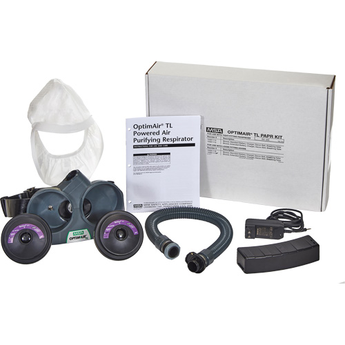 OptimAir&reg; TL PAPR Response Kit, Headcover & Faceshield, Lithium-Ion Battery WestPier