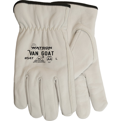 Van Goat Cut Resistant Work Gloves, Large, 36 cal/cm², Level 3, NFPA 70E WestPier