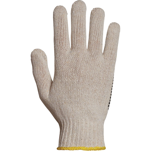 Gant en tricot avec pois de PVC Sure Grip, Poly/coton, Un c&ocirc;t&eacute;, Calibre 7, T-petit WestPier