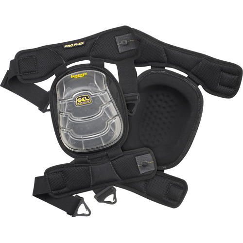 Gel-Tek Stabili-Cap Articulated Kneepads, Buckle Style, Plastic Caps, Gel Pads WestPier