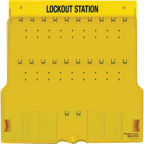 Trilingual Covered Lock Station, None Padlocks, 20 Padlock Capacity, Padlocks Not Included WestPier
