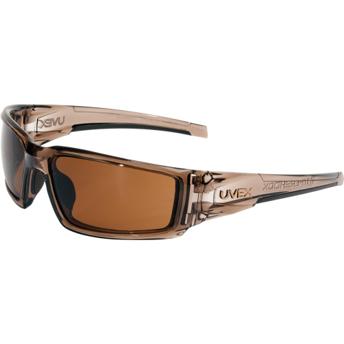 Uvex HydroShield&reg; Hypershock&reg; Safety Glasses, Espresso Lens, Anti-Fog/Anti-Scratch, ANSI Z87+/Meets/Exceeds CSA Z94.3 WestPier