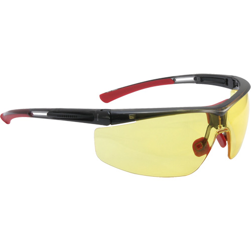 Uvex HydroShield&reg; North Adaptec Safety Glasses, Amber Lens, Anti-Fog/Anti-Scratch, ANSI Z87+/Meets/Exceeds CSA Z94.3 WestPier