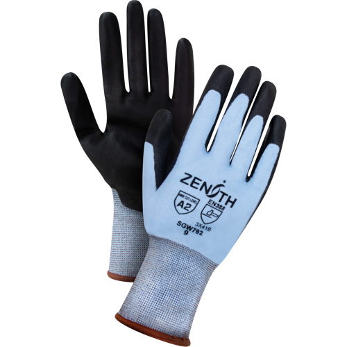Ultimate Dexterity Cut-Resistant Gloves, Size Small, 18 Gauge, Polyurethane Coated, HPPE Shell, ASTM ANSI Level A2/EN 388 Level B WestPier