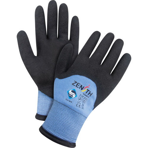 ZX-30° Premium Coated Gloves, Medium, Foam PVC Coating, 15 Gauge, Nylon Shell WestPier